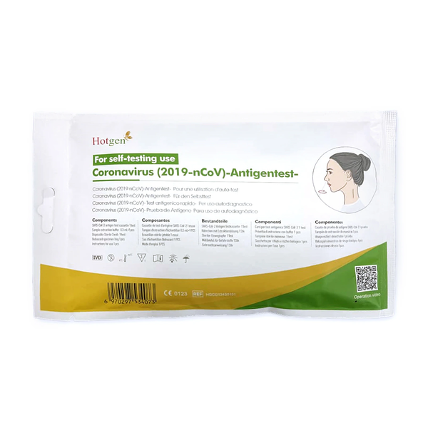 20x Stück - HOTGEN Corona Antigen-Tests Selbsttest - MHD 10/2026 | CE 2934