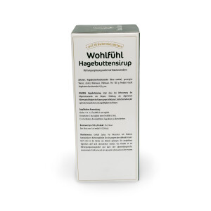 Wohlfühl Hagebuttensirup zur Stärkung von Körper und Geist für mehr Vitalität
