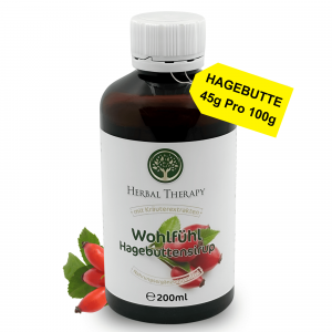 Wohlfühl Hagebuttensirup zur Stärkung von Körper und Geist für mehr Vitalität