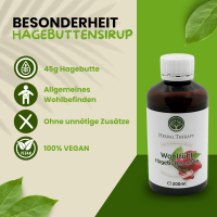 Wohlfühl Hagebuttensirup zur Stärkung von Körper und Geist für mehr Vitalität