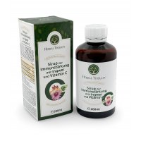 Veganer Kräutersirup Ingwer + Vitamin C: Glutenfrei & Laktosefrei