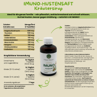 Hustensaft für Lunge & Schleimhäute, Kräutersirup gegen Hustenreiz, 200ml