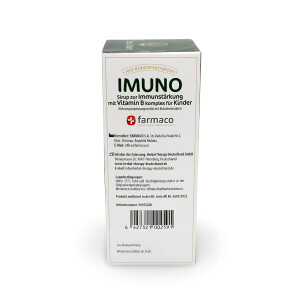 Vitamin B-Komplex für Kinder für starke Abwehrkräfte - Kräutersirup, 200ml
