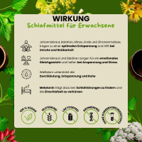 Pflanzliches Schlafmittel - schnell Einschlafen - Kräutersirup, 200ml