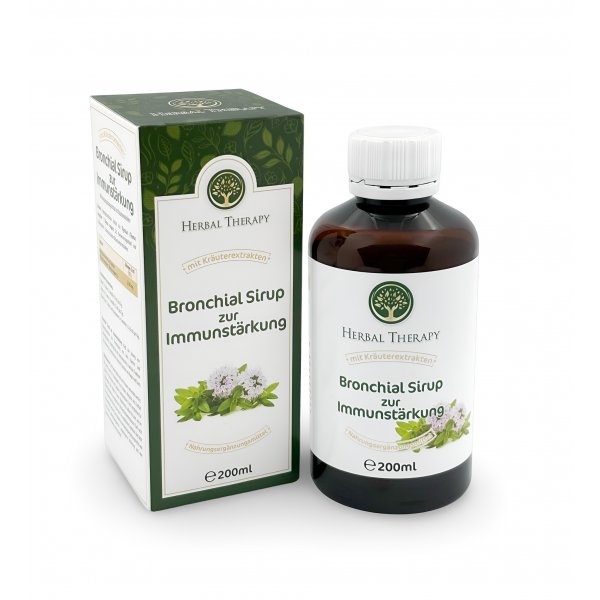 Hustensaft, Hustensirup gegen Hustenreiz, - Kräutersirup, Vegan, 200ml